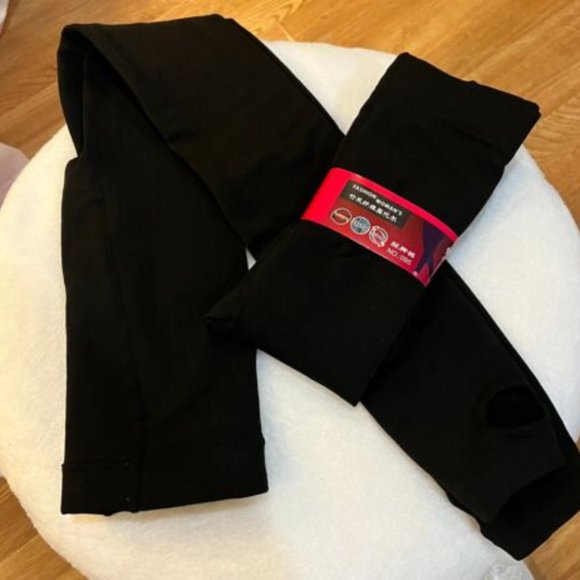 🔴SOLD🔴3 Pairs of MEIG Leggings Pants Fleece Lined Comfy Stretch NWT - Picture 2 of 5